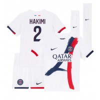 Paris Saint-Germain Achraf Hakimi #2 Vieras Peliasu Lasten 2024-25 Lyhythihainen (+ Lyhyet housut)